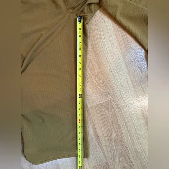 Title Nine Mustard Staycation Cropped Elastic Waist Pants Size M - Picture 10 of 12